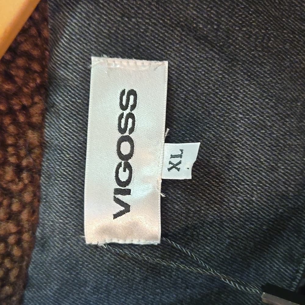 High-Pile Fleece Trim Trucker Jacket - Picture 6 of 10